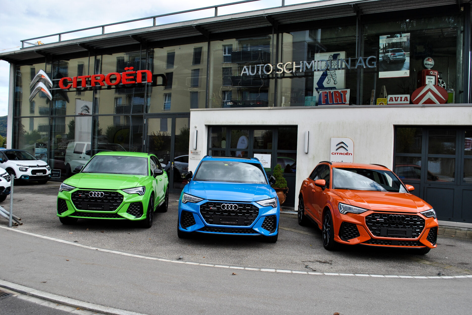 Gebäude der Auto Schmidlin AG an der Solothurnerstrasse in Olten